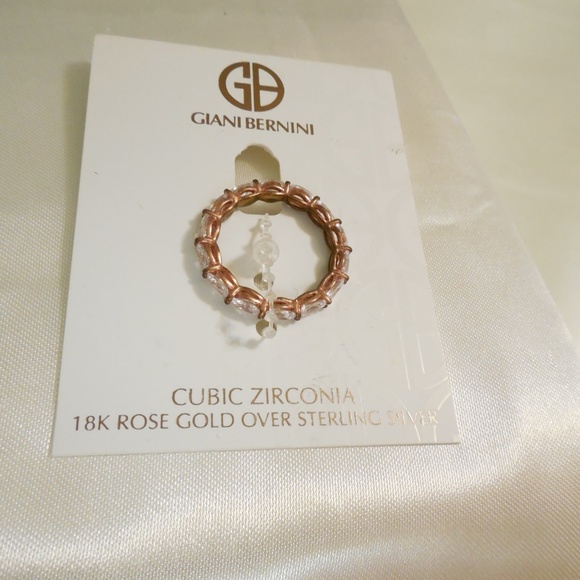 Giani Bernini !8k Rose Gold size 7 Eternity Ring - Picture 10 of 10